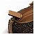 PRADA Borsa a mano in tela marrone argento Auth 175566A - vista 10