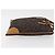 PRADA Borsa a mano in tela marrone argento Auth 175566A - vista 3