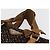 PRADA Borsa a mano in tela marrone argento Auth 175566A - vista 8