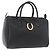 Borsa Boston Mini in Tela Trotter di Christian Dior PVC Nero Oro Auth am11408A