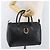 Borsa Boston Mini in Tela Trotter di Christian Dior PVC Nero Oro Auth am11408A - vista 22