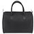 Borsa Boston Mini in Tela Trotter di Christian Dior PVC Nero Oro Auth am11408A - vista 3