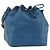 Noe LOUIS VUITTON Borsa a Spalla Petit Noé Epi Blu M44105 LV Auth YKZ1244