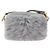 Borsa a Spalla Miu Miu in Pelliccia Grigia Oro Auth 167236M Marrone D'oro - vista 2