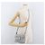 Borsa a Spalla Miu Miu in Pelliccia Grigia Oro Auth 167236M Marrone D'oro - vista 23