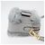 Borsa a Spalla Miu Miu in Pelliccia Grigia Oro Auth 167236M Marrone D'oro - vista 3