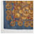 Sciarpa CHANEL in lana e seta blu navy CC Auth 174639A  - vista 8