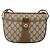 Borsa a Spalla Gucci GG Supreme Web Sherry Line PVC Beige Oro Auth 175956 D'oro - vista 13