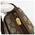 Borsa a Spalla Gucci GG Supreme Web Sherry Line PVC Beige Oro Auth 175956 D'oro - vista 9