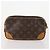 LOUIS VUITTON Clutch Monogram Damier Graphite 3 Pezzi LV Auth BA12165 Damier ebene - vista 3
