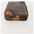 LOUIS VUITTON Clutch Monogram Damier Graphite 3 Pezzi LV Auth BA12165 Damier ebene - vista 4