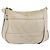 Borsa a Spalla CHANEL Nylon Beige Argento CC Auth mr2413
