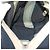 Borsa Boston FENDI in tela blu navy argento autentica ti3849 - vista 21