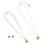 Collana GIVENCHY metallo 3 pezzi tono oro Auth ka3931