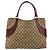GUCCI GG Canvas Tote Bag Beige Silber 113016 Auth 175746 - Ansicht 13