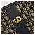 Borsa a spalla in tela Trotter Christian Dior blu navy oro Auth 175156 D'oro - vista 14