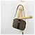 Borsa a spalla in tela Trotter Christian Dior blu navy oro Auth 175156 D'oro - vista 20