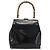Borsa a Mano GUCCI Bamboo Smalto Nero Argento 000 781 0295 Auth 176588 - vista 13