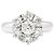 Autre Marque Anello "Fiore", oro bianco e diamanti.
