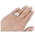 Anello Dinh Van, "Anthea", oro bianco e diamanti. - vista 6