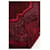 Louis Vuitton Bordeaux silk square Dark red  - view 4
