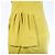 Autre Marque Vestido midi drapeado amarillo lima Anna Molinari Dorado - vista 6