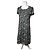 Vintage Courreges mehrfarbiges Blumen Kleid Schwarz M Mehrfarben