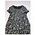 Vintage Courreges mehrfarbiges Blumen Kleid Schwarz M Mehrfarben - Ansicht 5