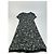 Vintage Courreges mehrfarbiges Blumen Kleid Schwarz M Mehrfarben - Ansicht 6