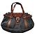 Borsa Longchamp in tela e pelle Marrone Blu