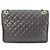 Borsa a spalla in agnello nero lucido Chanel - vista 3