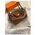 Hermès Lindy 26 in pelle Taurillon Clemence Oro Marrone - vista 2