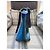 Céline Borsa in pelle Celine Twisted Cabas da donna Blu - vista 7