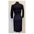 Vestido de denim ajustado Alexander McQueen Azul marino - vista 10
