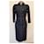 Vestido de denim ajustado Alexander McQueen Azul marino - vista 2