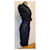 Vestido de denim ajustado Alexander McQueen Azul marino - vista 4