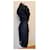 Vestido de denim ajustado Alexander McQueen Azul marino - vista 8