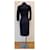 Vestido de denim ajustado Alexander McQueen Azul marino - vista 9