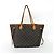 Borsa Tote Neverfull Monogram Canvas MM Louis Vuitton Marrone - vista 2