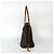 Borsa Tote Neverfull Monogram Canvas MM Louis Vuitton Marrone - vista 4