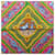 Sciarpa Hermès Carre 90 QALAMDAN Marrone Multicolore - vista 3