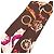 Sciarpa Muffler Hermès Twilly TOUT EN CARRE Marrone Multicolore - vista 2