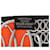 Sciarpa Profilo Lift Twilly Hermès Nero Multicolore  - vista 5