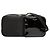 Borsa a spalla in nylon nero e pelle verniciata Saint Laurent