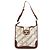 Borsa Musette Charms Louis Vuitton in PVC su seta stampata Bianco
