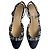 Chanel Scarpe Slingback in Tweed Blu Navy