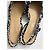 Chanel Scarpe Slingback in Tweed Blu Navy - vista 7