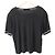 Top Floreale Stretch LEONARD Nero Rosa - vista 2