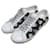 Yves Saint Laurent Baskets en toile et cuir Saint Laurent Paris Noir Blanc  - vue 1