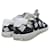 Yves Saint Laurent Baskets en toile et cuir Saint Laurent Paris Noir Blanc  - vue 10